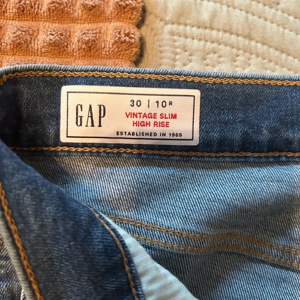 GAP Blue Slim Fit Jeans with Classic Denim Style